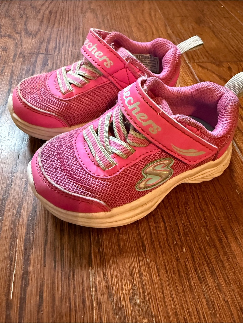 Sketcher Pink Toddler Shoes